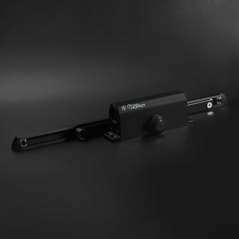 Доводчик дверной со скользящей тягой 3S Slider от 40 до 70 кг цвет Черный Нора-М